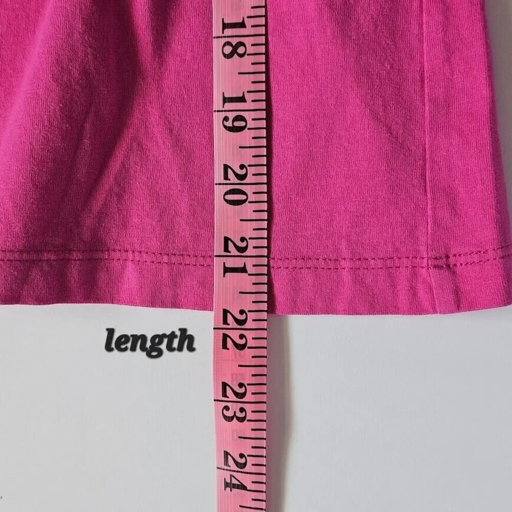 Gymboree Girls Long Sleeve Dress Round Neck Casual Fuchsia Heart Detail Size 5